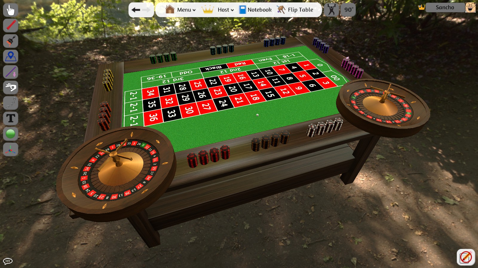 How to get the roulette in tabletop simulator bag of crap 2017
